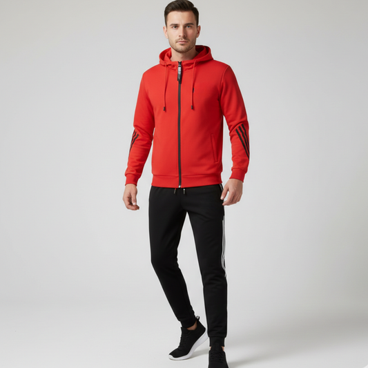 Felpa con Cappuccio + Pantaloni Gratis